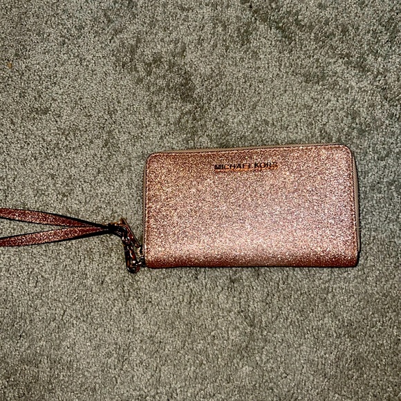 Y2K Glitter Oink Michael Kors Wallet - Picture 1 of 3